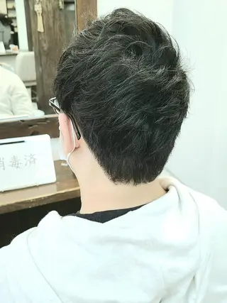 ショート メンズ 【大宮】デザイナー Anne 諳 アンのヘアスタイル