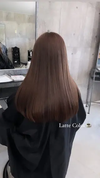 ロング REI 🫧 暖色カラー/ボブのヘアスタイル