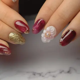 ネイル ラヴィアン ローズのネイルデザイン