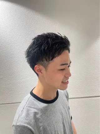 メンズ ダブルカラー /透明感カラーRioのヘアスタイル