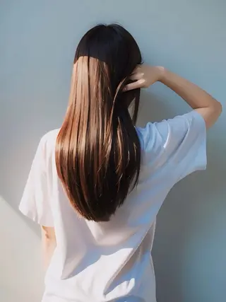 ロング PooL ♥ かたやま ひなこのヘアスタイル