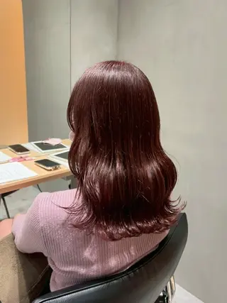 セミロング カラー モデル様募集中 🌷あかり🌷のヘアスタイル