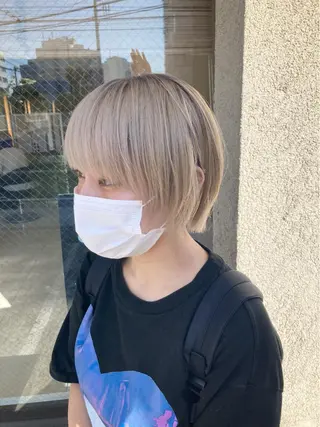 ショート 永井 大希のヘアスタイル