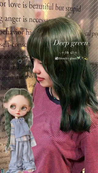 カラー さわ/ 博多/色素薄めカラーのヘアスタイル