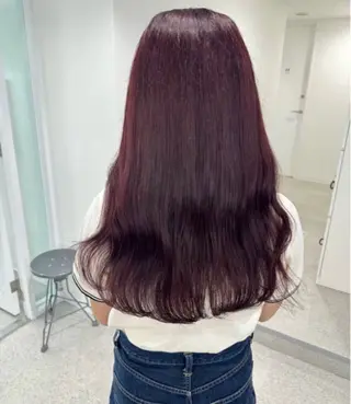 ロング miku/ラベンダー 透明感カラー🪻❤︎のヘアスタイル