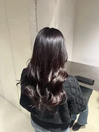 ロング 岡田 琉花のヘアスタイル