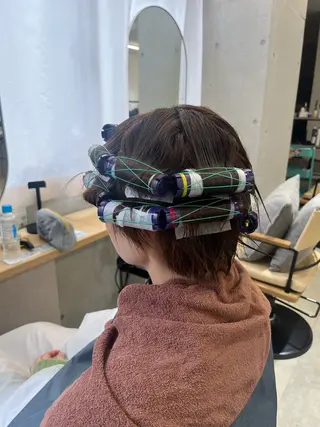 ショート パーマ 似合わせのプロ🌿 ショート/銀座/れんのヘアスタイル