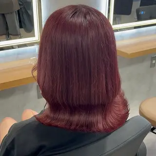 ミディアム カラー 淡色/ワンホンヘア 🤍MINORIのヘアスタイル