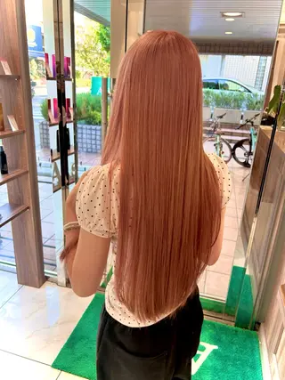 ロング カラー 長田 有加のヘアスタイル