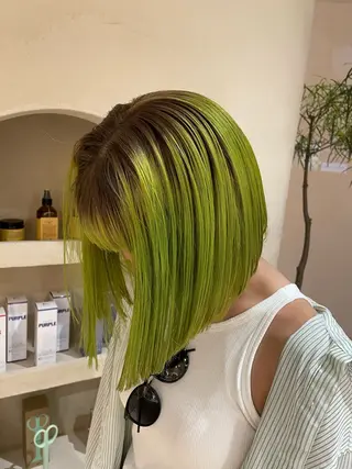 ショート カラー パーマ ヘアアレンジ メンズ キッズ ネイル マツエク・マツパ アイブロウ ゆうか/ カットモデル募集のヘアスタイル