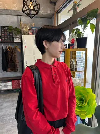 ショート C’LD hair produce /シールドヘア所属・モテ髪/ボブ/ショー ト/アダチフウトのヘアスタイル