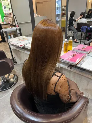 ロング まとまるツヤ髪カット ┆たんげ なるみのヘアスタイル