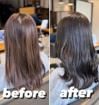 ミディアム カラー 🌿earth亀有店 【緑髪のノブ】🌿のヘアスタイル