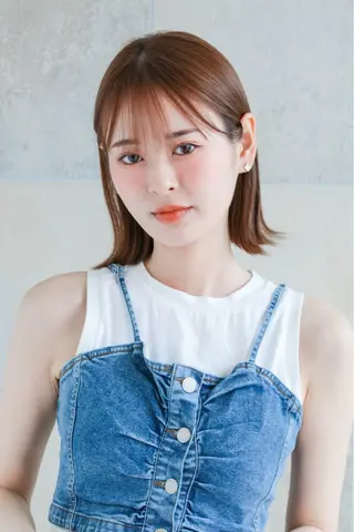 ミディアム 橋本 和歩のヘアスタイル