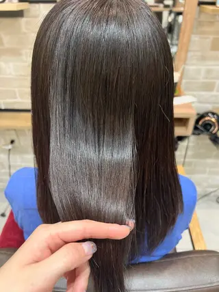 セミロング 似合わせスタイル🫧 木村夏暢のヘアスタイル