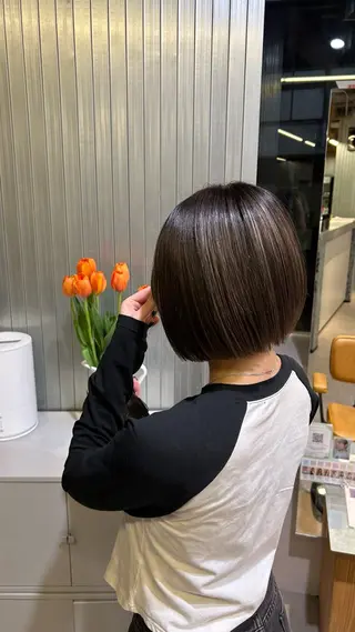 ミディアム MASHU chayamachi店所属・【梅田美容室】 似合わせカット サヤのヘアスタイル