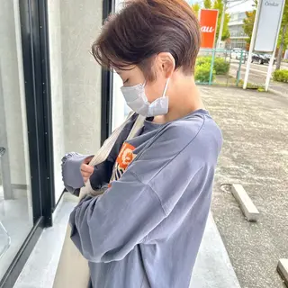 ショート 河原 亮のヘアスタイル