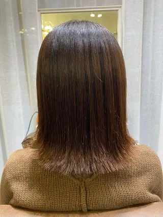 ミディアム 大久保 優香のヘアスタイル