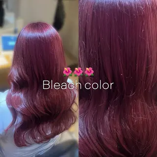 ロング カラー ラフィスヘアードープ所属・👑髪質改善Wカラー /グレージュ/アユカのヘアスタイル