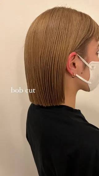 ショート カラー ミウラナツサ /レイヤーカットのヘアスタイル