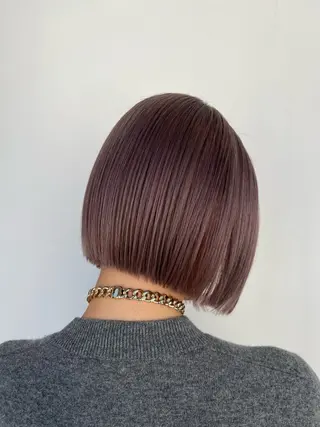 ミディアム カラー nok shibuya所属・✨ハイトーン特化✨ 透明感カラー✨渋谷✨のヘアスタイル