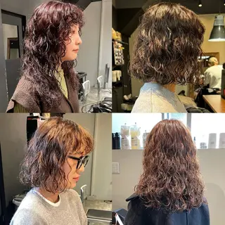 ロング パーマ メイ☘️ レイヤーカットのヘアスタイル