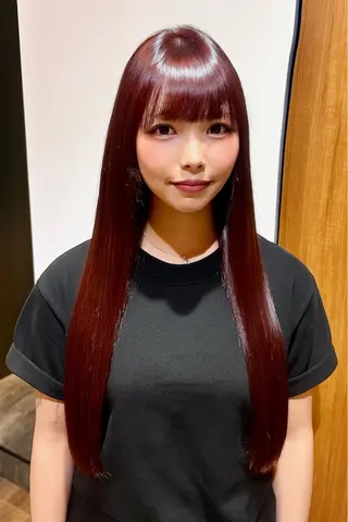 セミロング ayumi🦖/ ブリーチ/髪質改善のヘアスタイル