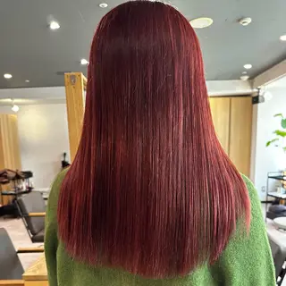 ロング 切りっぱなしボブ /銀座/ケンタロウのヘアスタイル