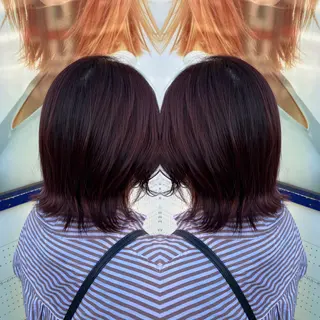 ミディアム カラー 髪質改善カラー/店長 宮内秀峰のヘアスタイル