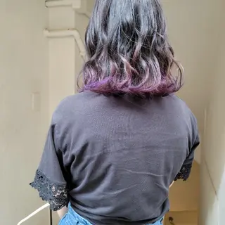 ミディアム 🇰🇷透明感×ハイ トーン🌟tomoのヘアスタイル