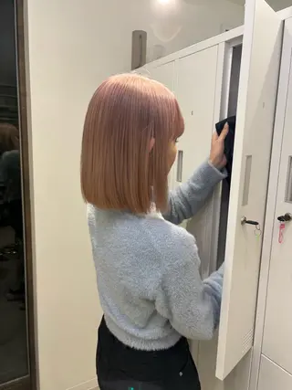 カラー AO所属・Haruka🌺 /ボブ/海外ヘアのヘアスタイル