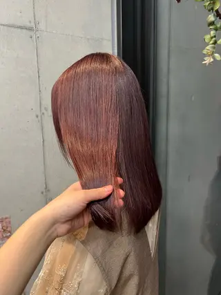 ロング カコ/レイヤーカット ヘアアレンジのヘアスタイル