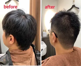 ショート LAVIE NEW STANDARD BARBER 秋葉原/神田店所属・LAVIE 秋葉原店のヘアスタイル