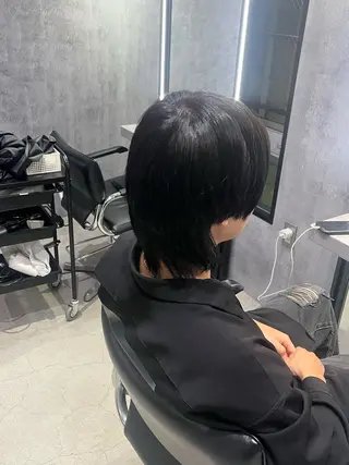 セミロング カラー メンズ 山下 歩夢のヘアスタイル