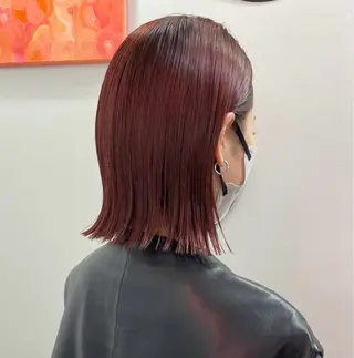カラー 艶 ハイトーン✨ユキノのヘアスタイル