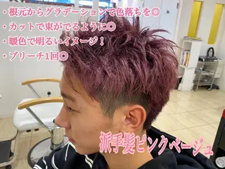 ショート メンズ フジサキ ハヤトのヘアスタイル