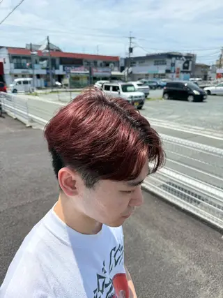 ショート カラー メンズ 山田 恭寛のヘアスタイル