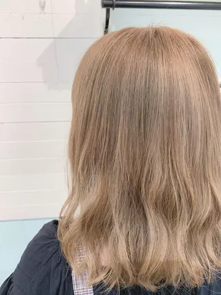 ミディアム カラー 髪質改善&Spa fee by carrefour 大橋店[フィー・バイ・カルフール大橋]所属・stylist Yukieのヘアスタイル