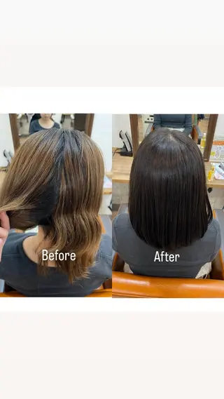 セミロング アトリエマイ北千住所属・永塚 萌花のヘアスタイル