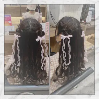 ロング ヘアアレンジ ヘアセット/着付け 𓇼 松本 夏美𓇼のヘアスタイル