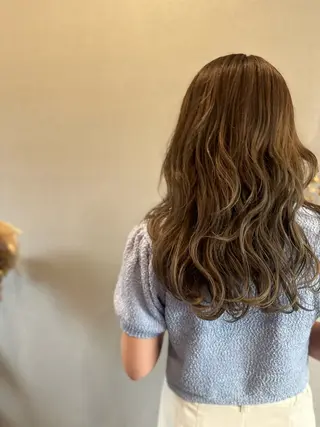 ロング カラー K Harukaのヘアスタイル