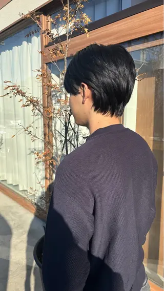 ショート カラー メンズ 能勢 莉里花のヘアスタイル