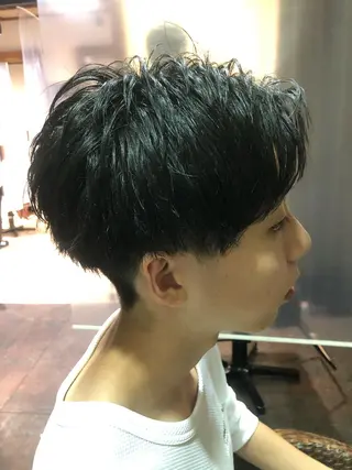 ショート メンズ メンズパーマ/ スパイキー/神田正紀のヘアスタイル