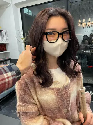 ミディアム カラー 🦖JIN HAIR DESIGN🦖のヘアスタイル