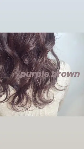 ミディアム カラー ヘアアレンジ マツエク・マツパ Noah's　Ark所属・透明感カラー🫧ヘア セット🫧松本菜月の眉毛・アイブロウイメージ