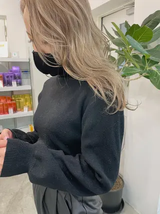 セミロング 韓国風/髪質改善 赤み消し✨junkiのヘアスタイル