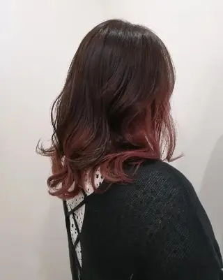 セミロング カラー sepiage trois所属・酒井 亜希のヘアスタイル