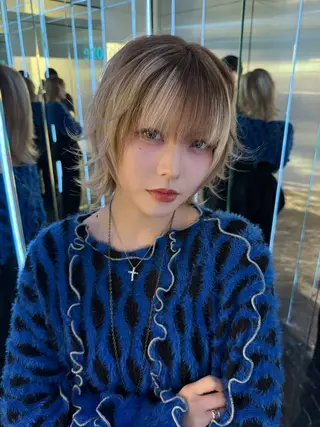 ショート 🐺立川のウルフ屋 さん🐺おかみ🐺のヘアスタイル