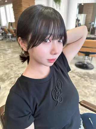 ロング 似合わせ/レイヤー /顔まわり/池田歩樹のヘアスタイル