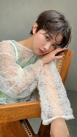 ショート 飯田 亘貴　小顔カット❣️のヘアスタイル